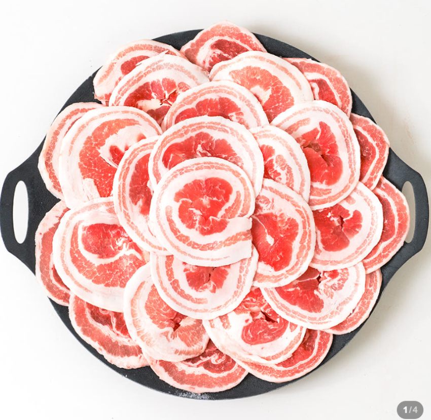K미트 꽃삼겹살 1kg 9,980원
