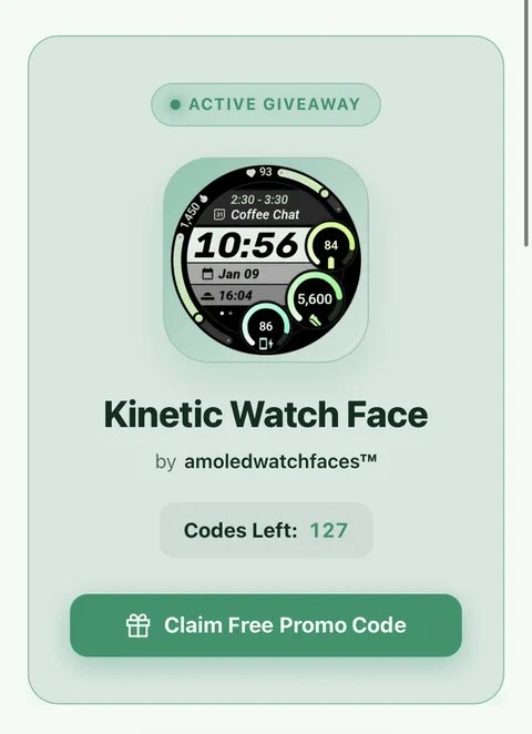 Kinetic Watch Face 리딤