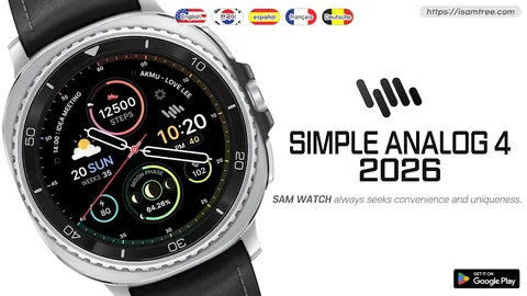 SamWatch Simple Analog 4 2026 일시 무료
