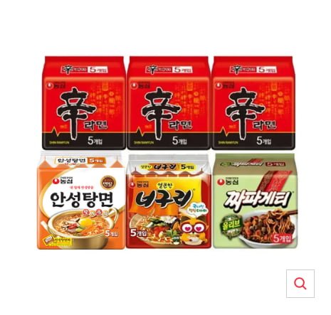 농심 라면 30봉 골라담기 (19,880원/무료)