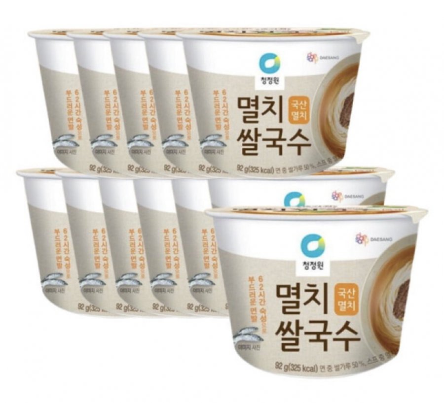 청정원 멸치 컵쌀국수 92g 12입(1박스) 외 진미채, 꿔바로우 (16,000원/무료) / 타깃 14,500원1