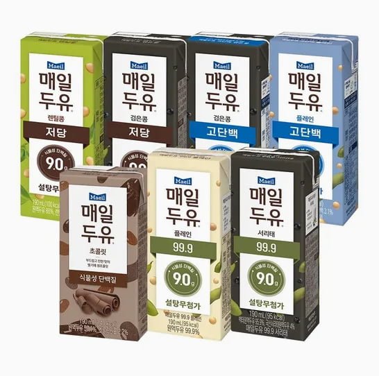 매일두유 7종 48팩 골라담기 (23,640원/무료)