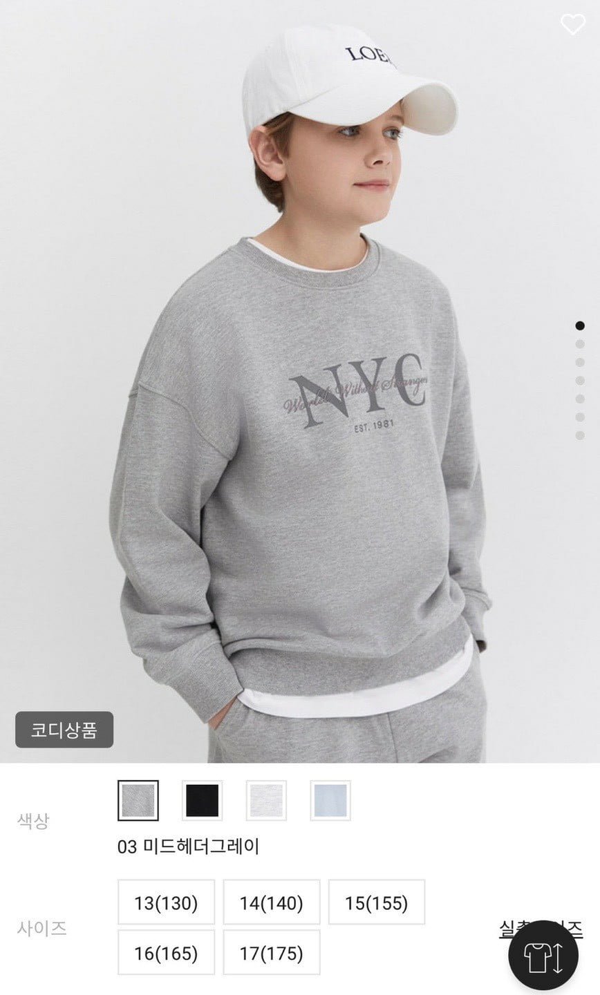[지오다노 주니어] 테리 맨투맨 (14,800원/무료)