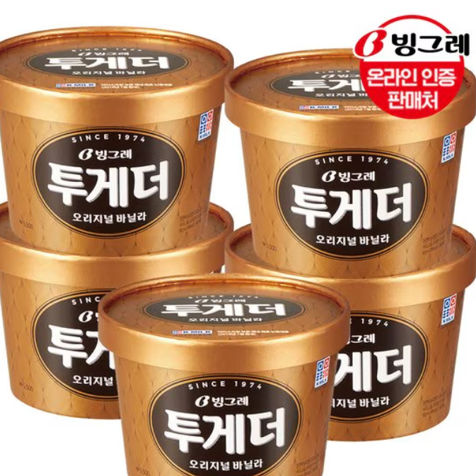 투게더 바닐라 오리지널 900ml 5개 24,114 원