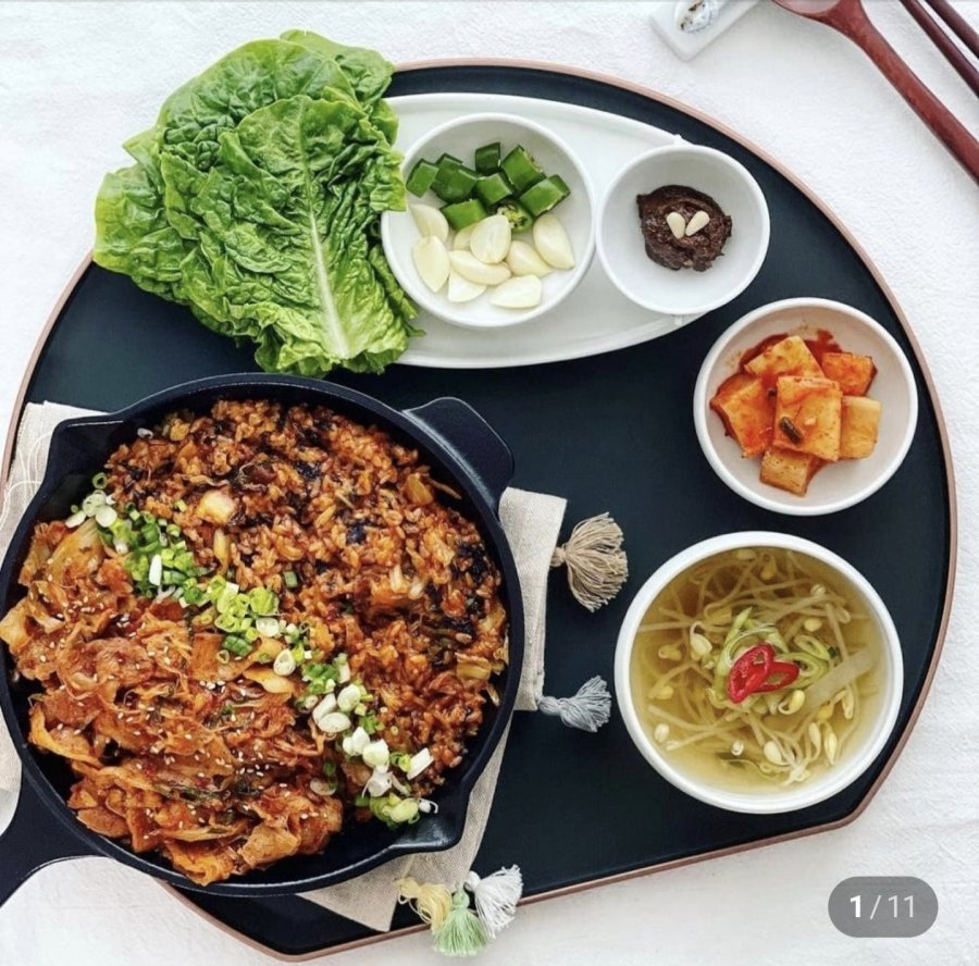 파절이삼겹살 볶음밥 재료포함 2인분 (13,800원/3,500원)