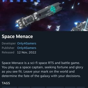 Space Menace (0원 / 무료) - 특가