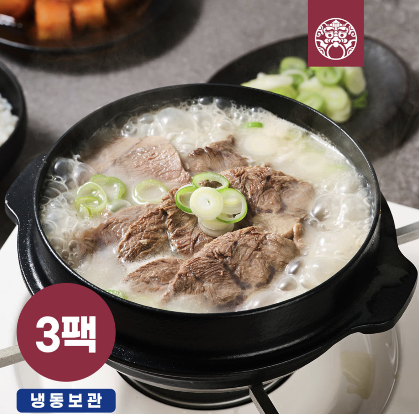 한촌설렁탕 더블랙 프리미엄 진 고기설렁탕 1.8kg(600gx3팩) 12,220원