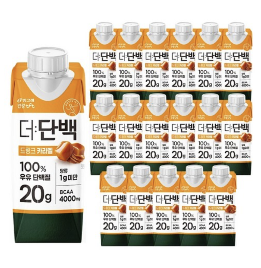 더단백 드링크 카라멜 헬스보충식품, 250ml, 18개 20,760원