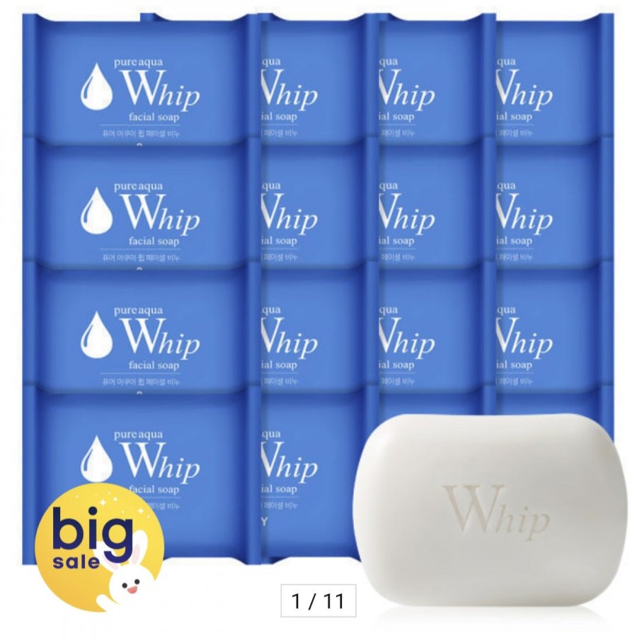 아쿠아 휩 세안비누 100g 16개 (12,900원/무료)