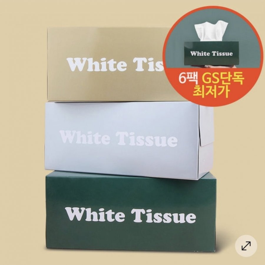 미용티슈 180매 6팩 (3,783원/무료)