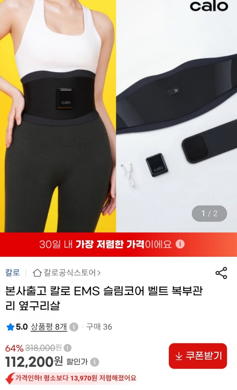 칼로 EMS 다이어트 벨트 외 다양 (다양 / 무료)