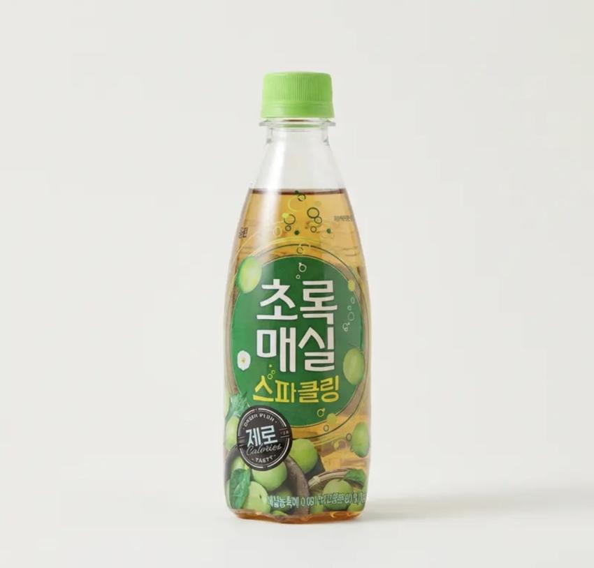 초록매실 스파클링 제로, 350ml, 20개