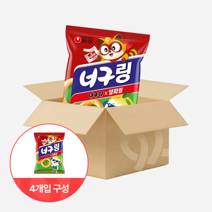 너구링(너구리+양파링) 신제품 얼리어먹터
