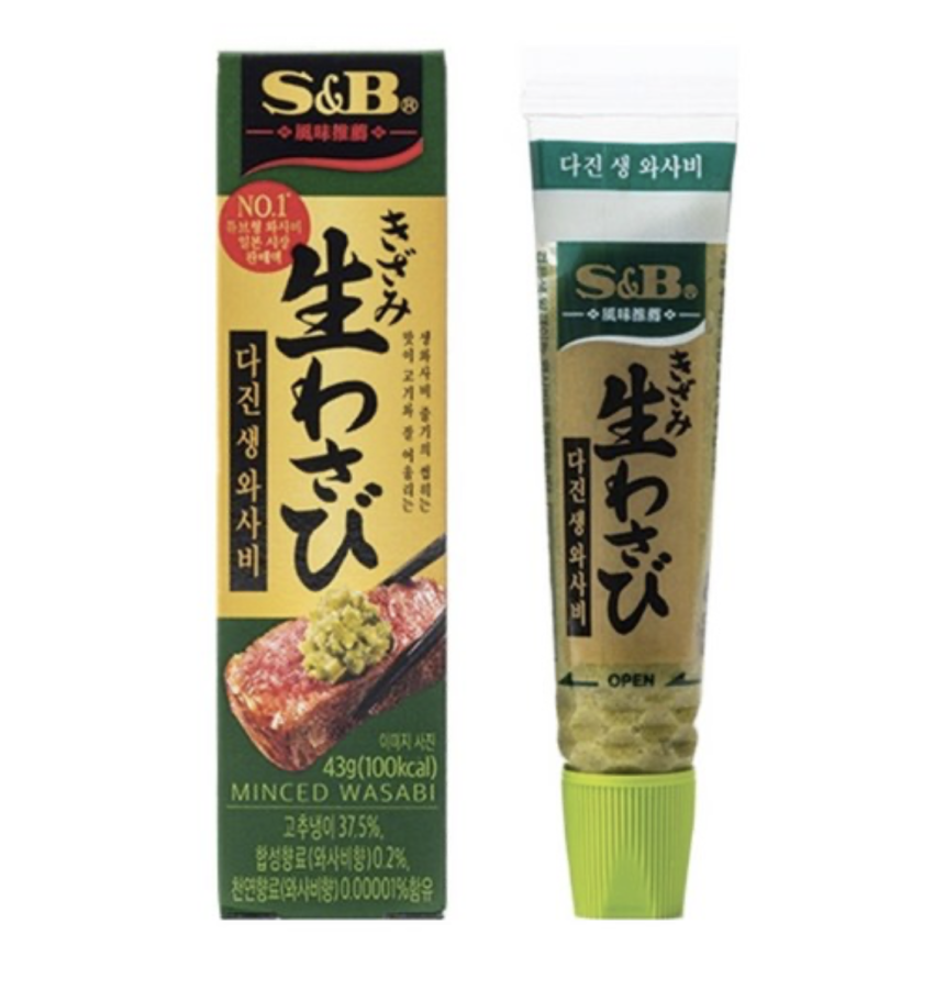 에스앤비 다진 생 와사비, 43g, 1개 3,710원