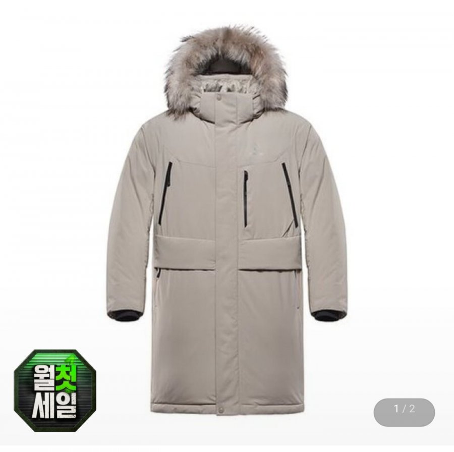 블랙야크 남성 구스다운 롱패딩 M윈터디퍼롱다운자켓 (124,490원/무료)