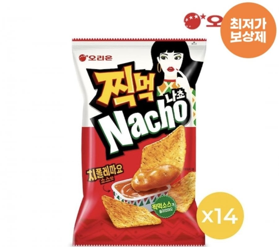찍먹나쵸 치폴레마요 84g 14개 (14,765원)