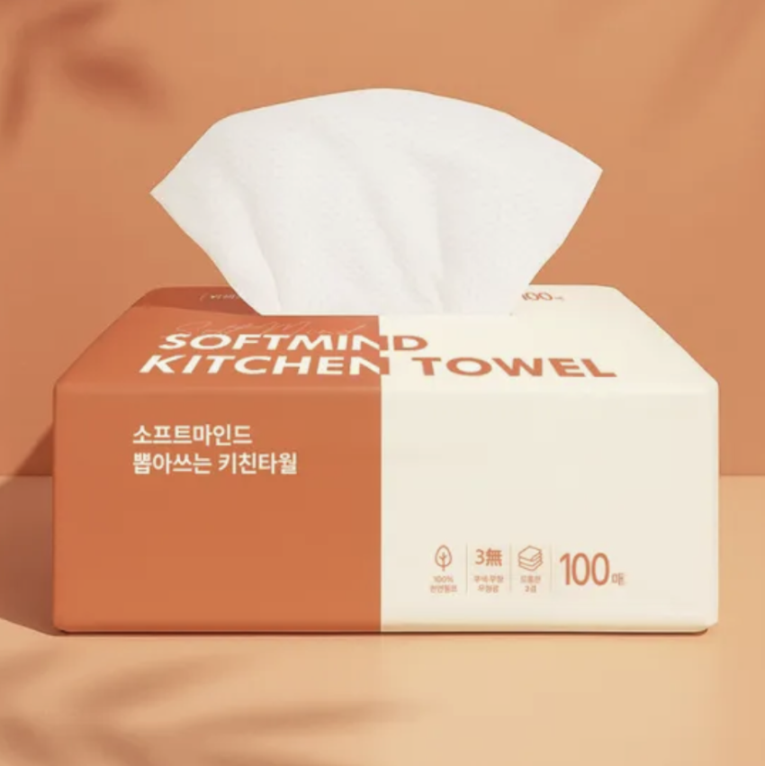 40%쿠폰) 뽑아쓰는 키친타월 100매 9개입 5,880원