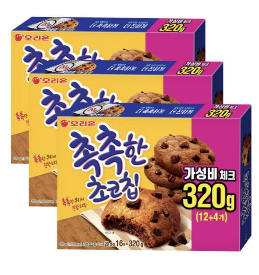 촉촉한 초코칩 16개입 x 3박스 (9,900원/무료)