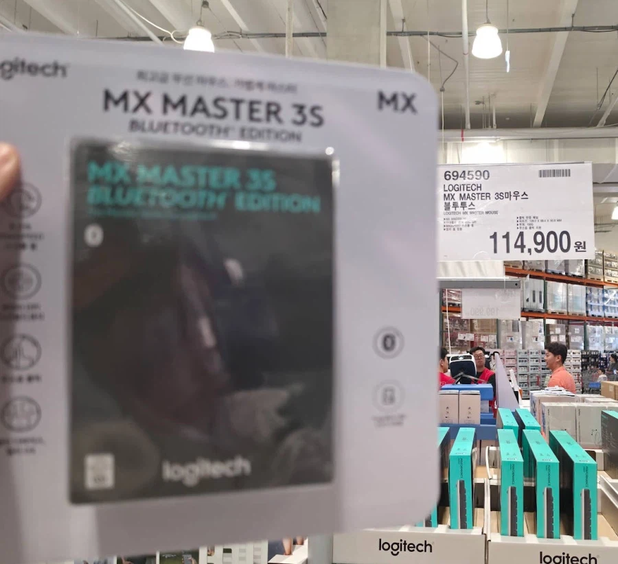 로지텍 무선 마우스 MX MASTER 3S 블루투스 에디션 그래파이트