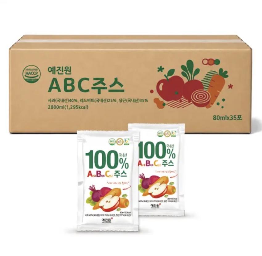예진원 국내산 ABC주스 35개_5,990원