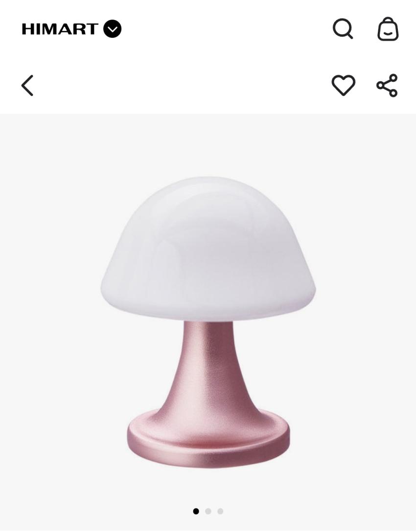 스피아노 모노 머쉬룸 터치 LED 충전식 무드등, 19,900원
