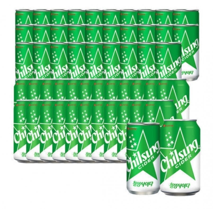 칠성사이다 210ml x 30캔+칠성사이다 350ml x 24캔(22,900/무료배송)