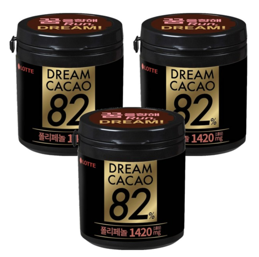 롯데웰푸드 드림카카오 82%, 86g, 3개 6,440원