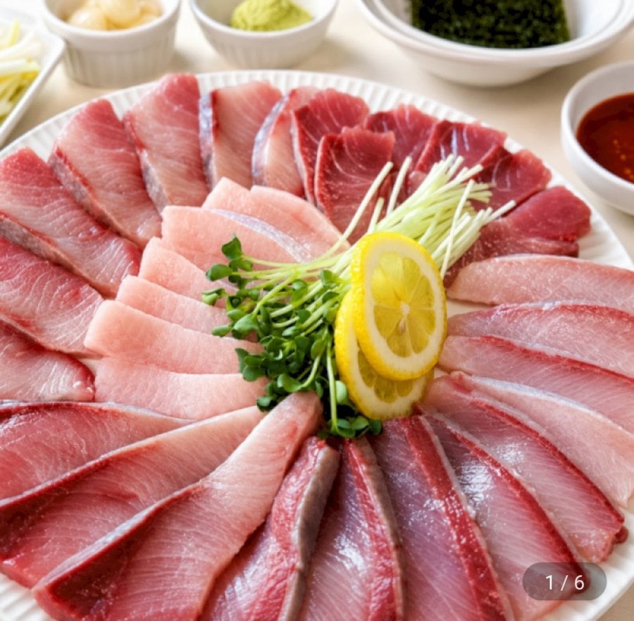 8kg이상급 대방어회 400g+100g (25,900원/무료)