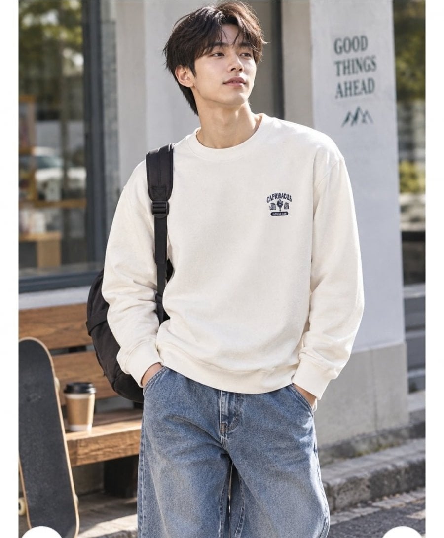 지오지아 라운드 긴팔티 / 맨투맨 9종 택1 (13,020원/3,000원)
