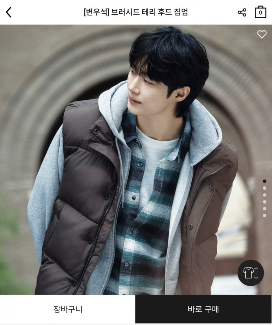 브러시드 테리 후드집업 (22,600원/무배)