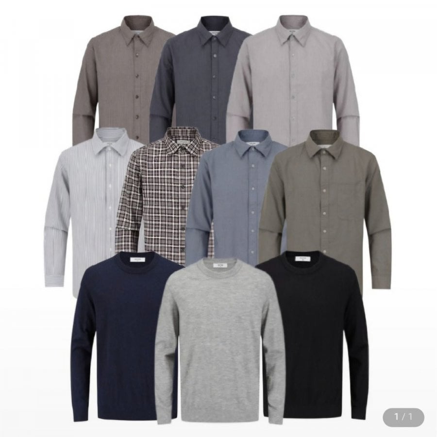 에디션 F/W 고급소재 니트 셔츠13종(19,270원/2장이상 무료)