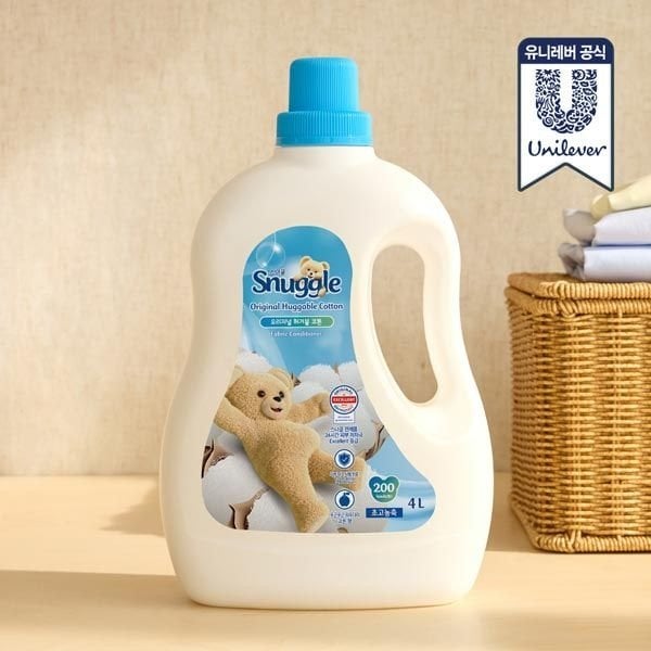 스너글 초고농축 섬유유연제 대용량 4L + 2.6L + 탈취제 150ml(25,920 / 무료배송)