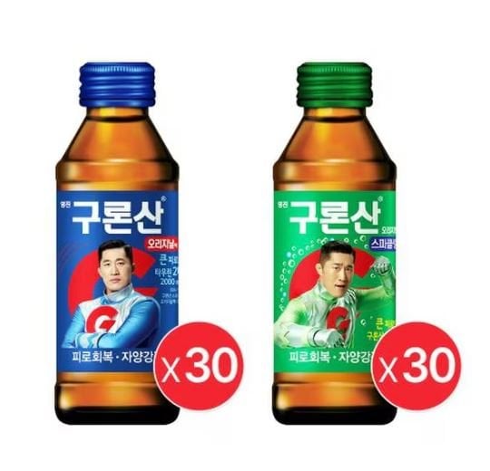 구론산 오리지날액 150ml 30입+스파클링 150ml 30입 (27,956원/무료)