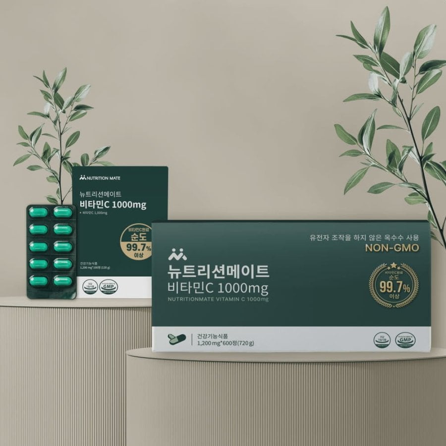 뉴트리션메이트 비타민c 1000 100정 (4,340원/네멤무배)