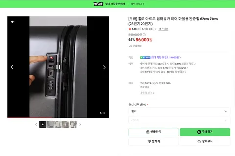 넾다세일 아르도 23인치 캐리어 (77,400원 / 무료)