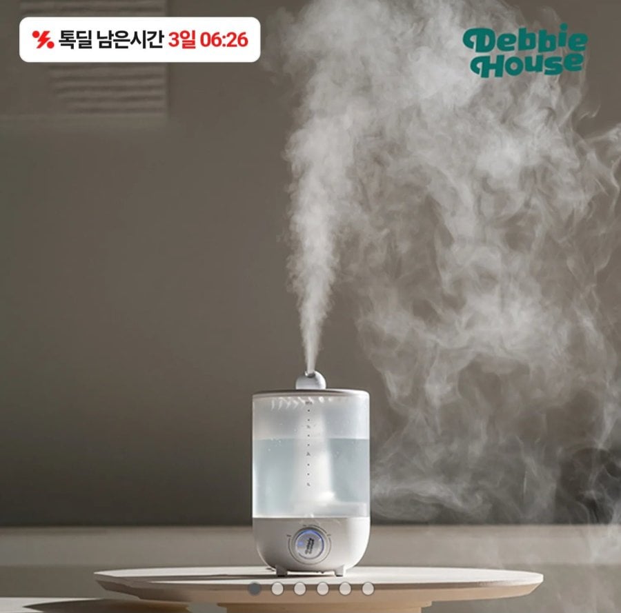데비하우스 올데이 미스트 대용량 4L 초음파 가습기 DB-UH7 (18,900원/무료)