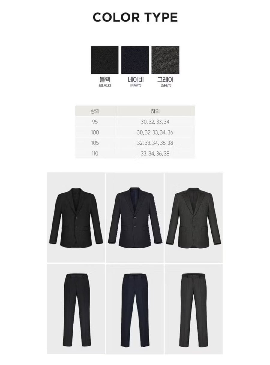 워모 울 혼방 스트레치 정장 자켓+팬츠 (49,000원/무료)